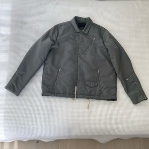 All Saints luxury morro olive-green jacket in good condition